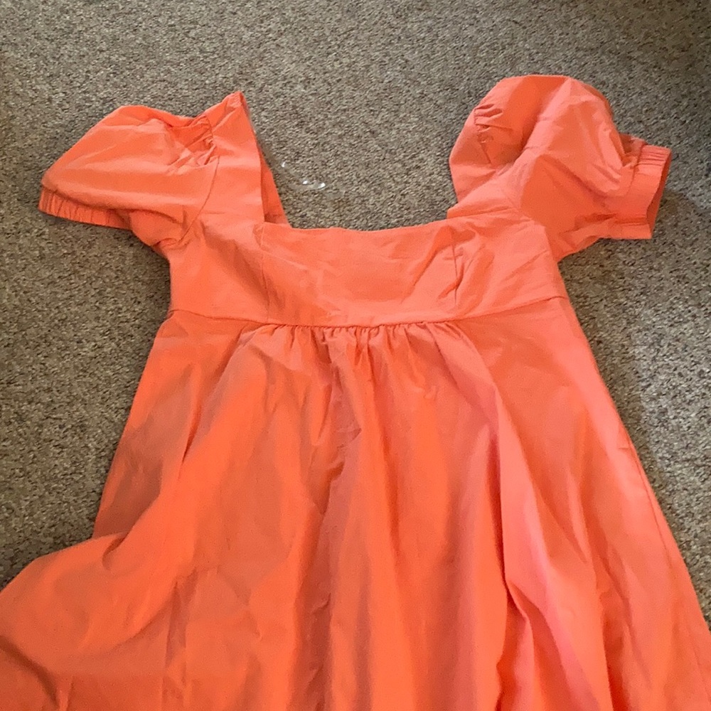 Off the shoulder coral dress from target